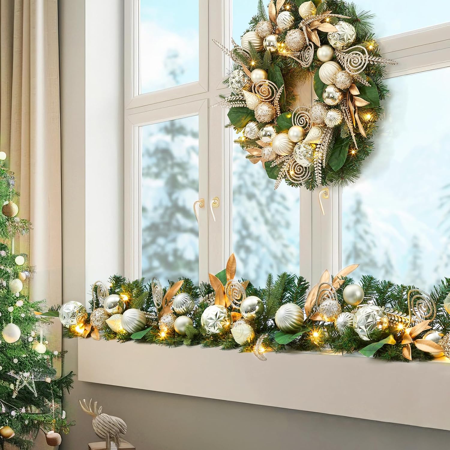 Led Fairy String Lights - Guirlanda de Natal artificial Garvee de