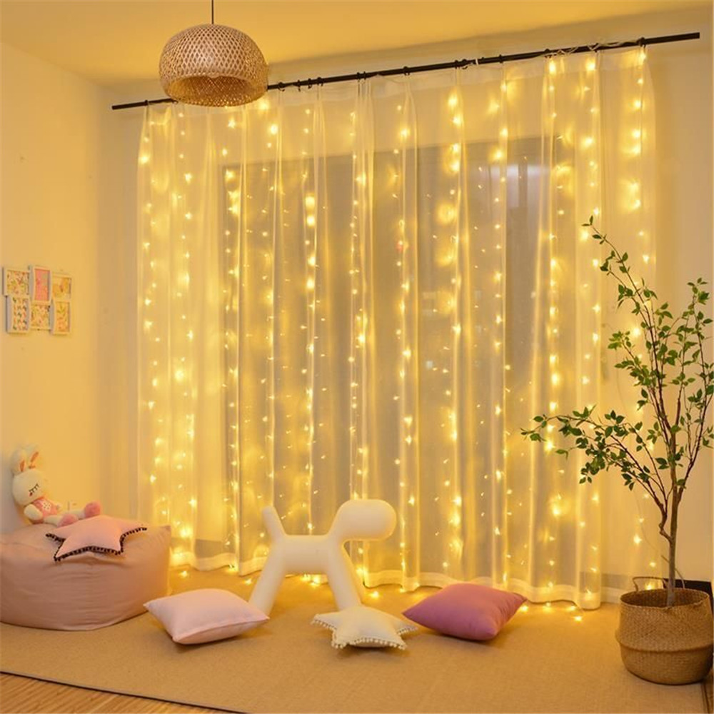Led Fairy String Lights - Cortina de Luzes LED de Fada