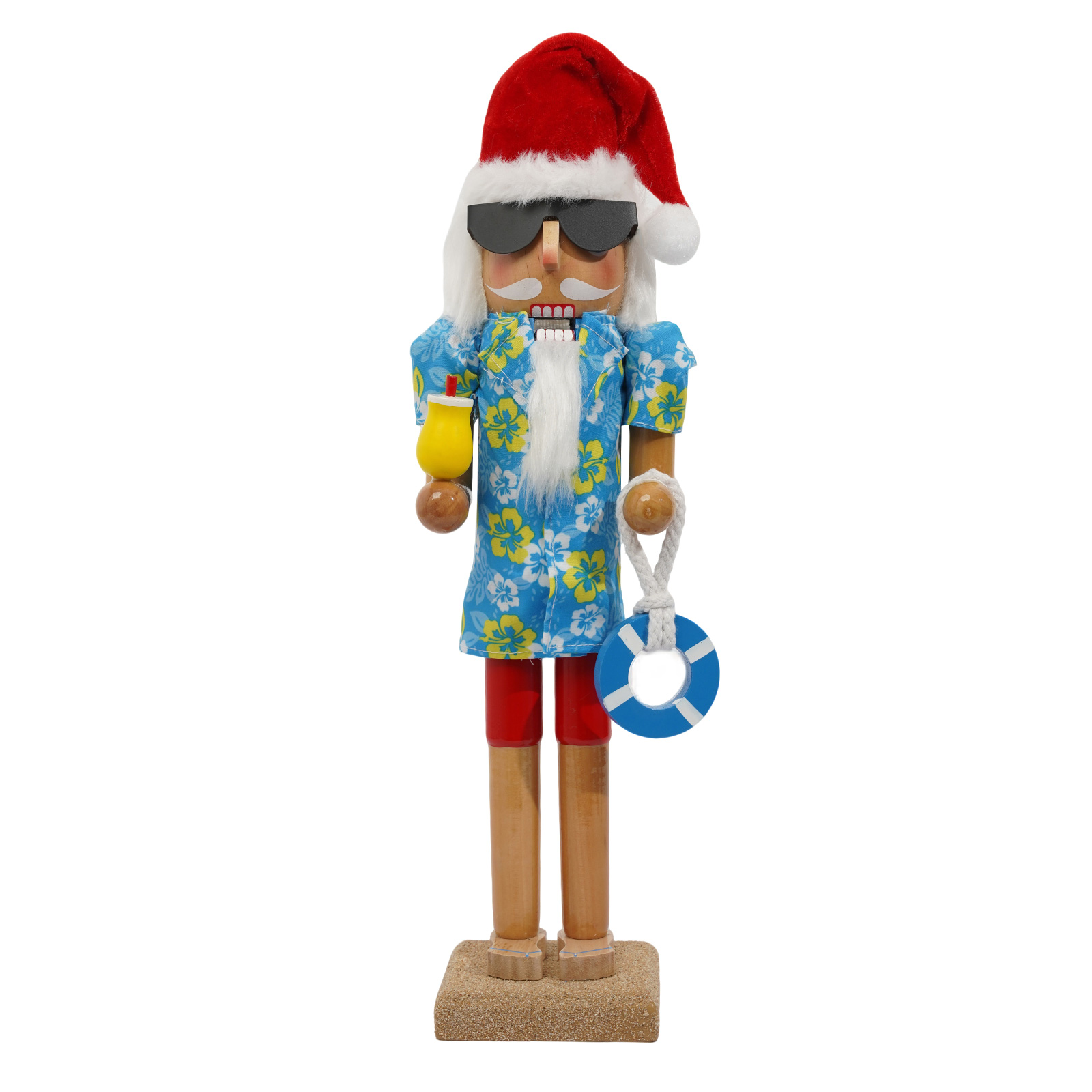 Nutcracker Figurine - Decoração de Quebra-Nozes de Madeira de