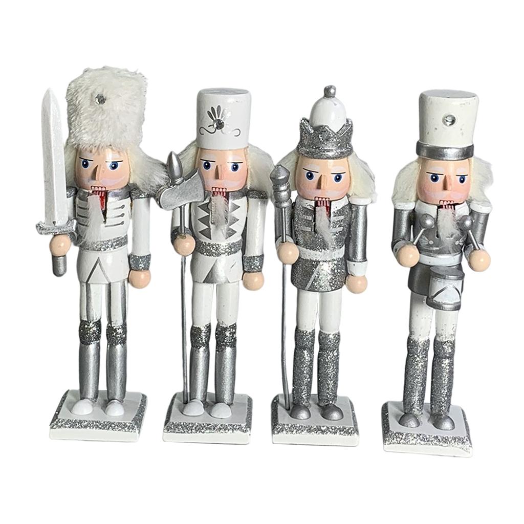 4x Boneco Quebra-Nozes 18cm, F - Nutcracker Figurine avaliação e preço