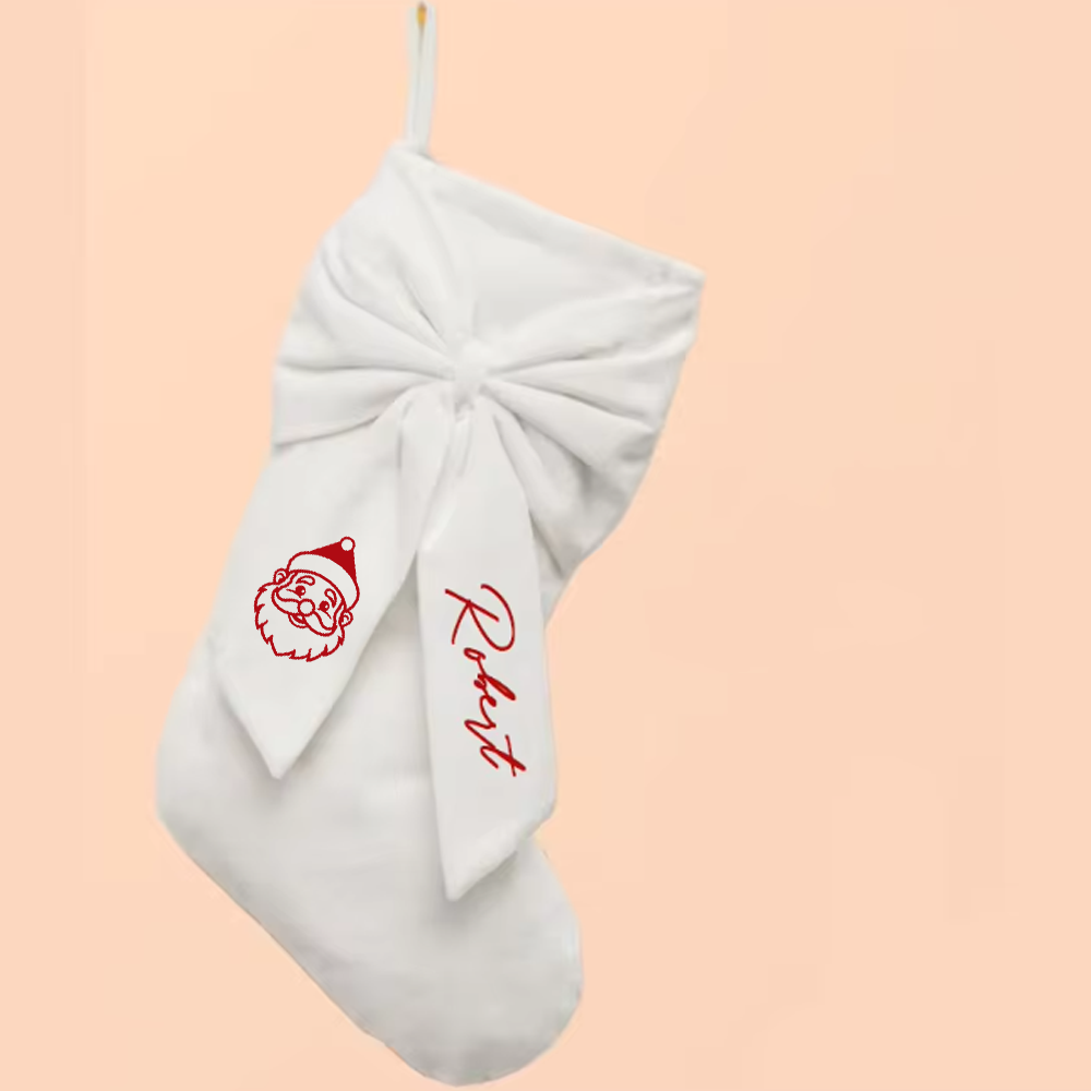 Meia de Natal de veludo person - Christmas Stocking Hanging avaliação e preço