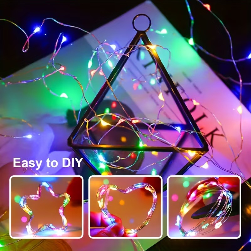 Fio de luzes decorativas com c - Led Fairy String Lights avaliação e preço