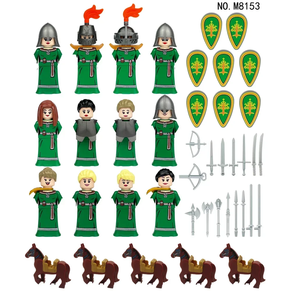 Soldados, Cavaleiros e Cavalar - Lego Set Technic avaliação e preço