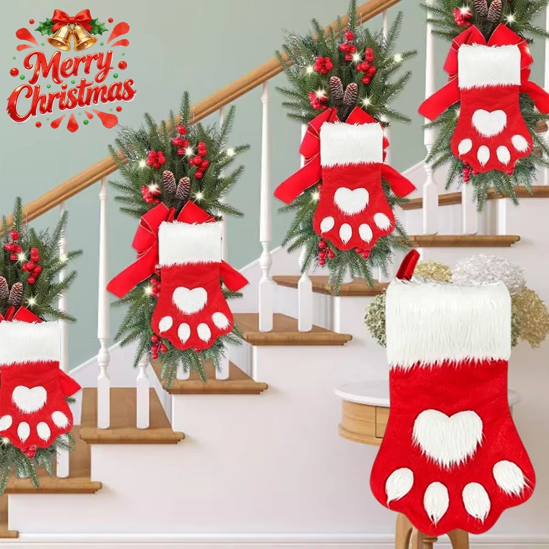 Saco de Presente de Veludo com - Christmas Stocking Hanging avaliação e preço
