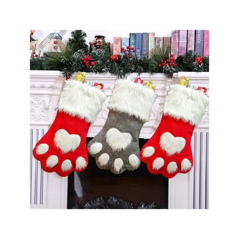 Saco de Presente de Veludo com - Christmas Stocking Hanging avaliação e preço