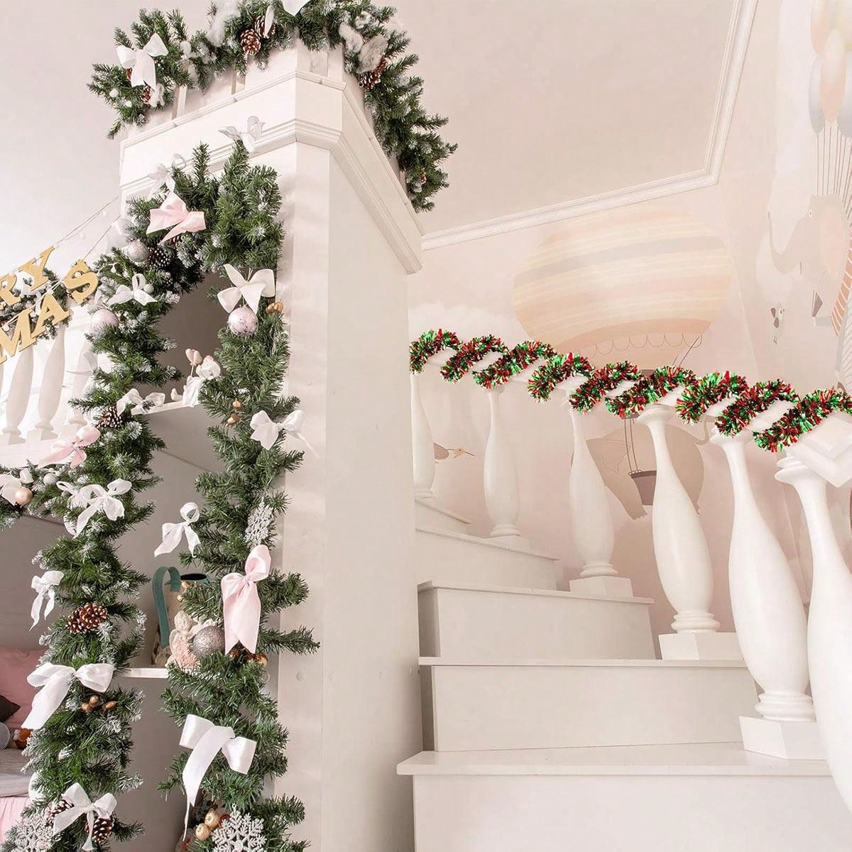 Guirlanda de Natal Decorativa  - Tinsel Garland Decoration avaliação e preço