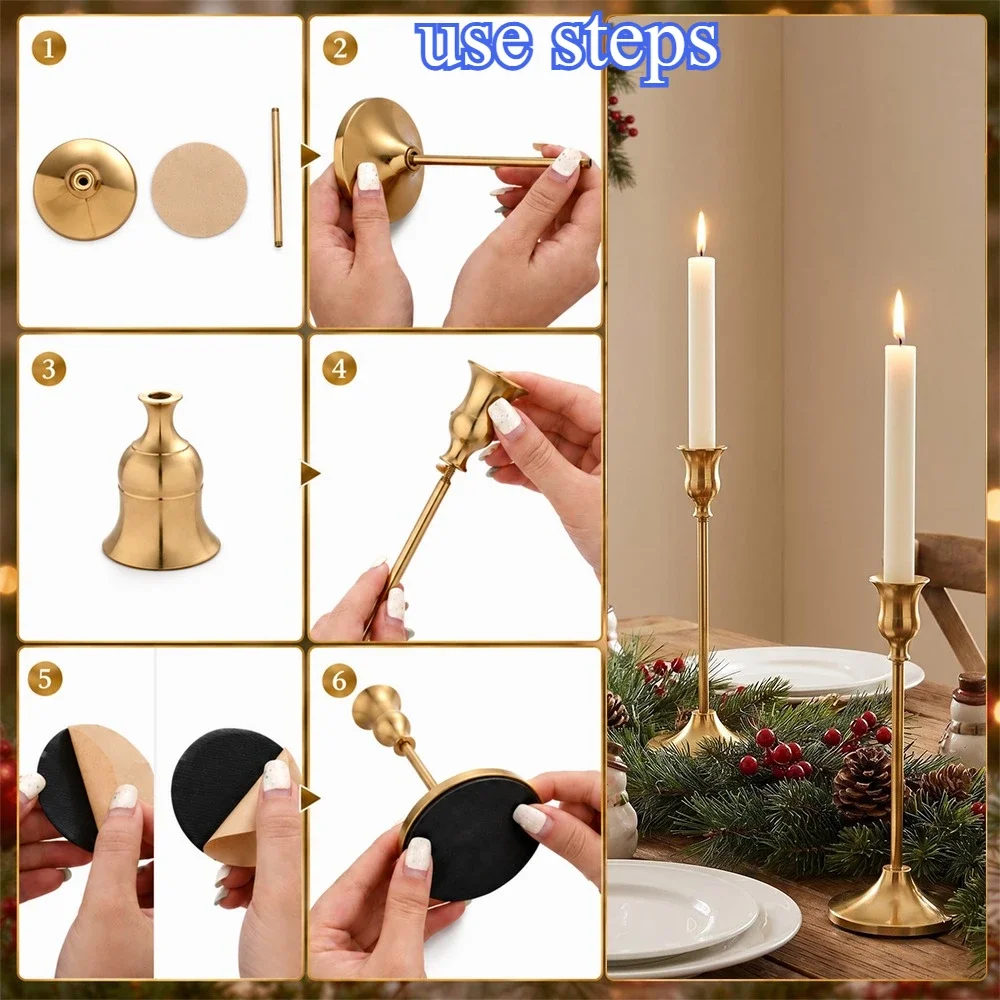 6 conjuntos de castiçais vinta - Holiday Candle Set avaliação e preço