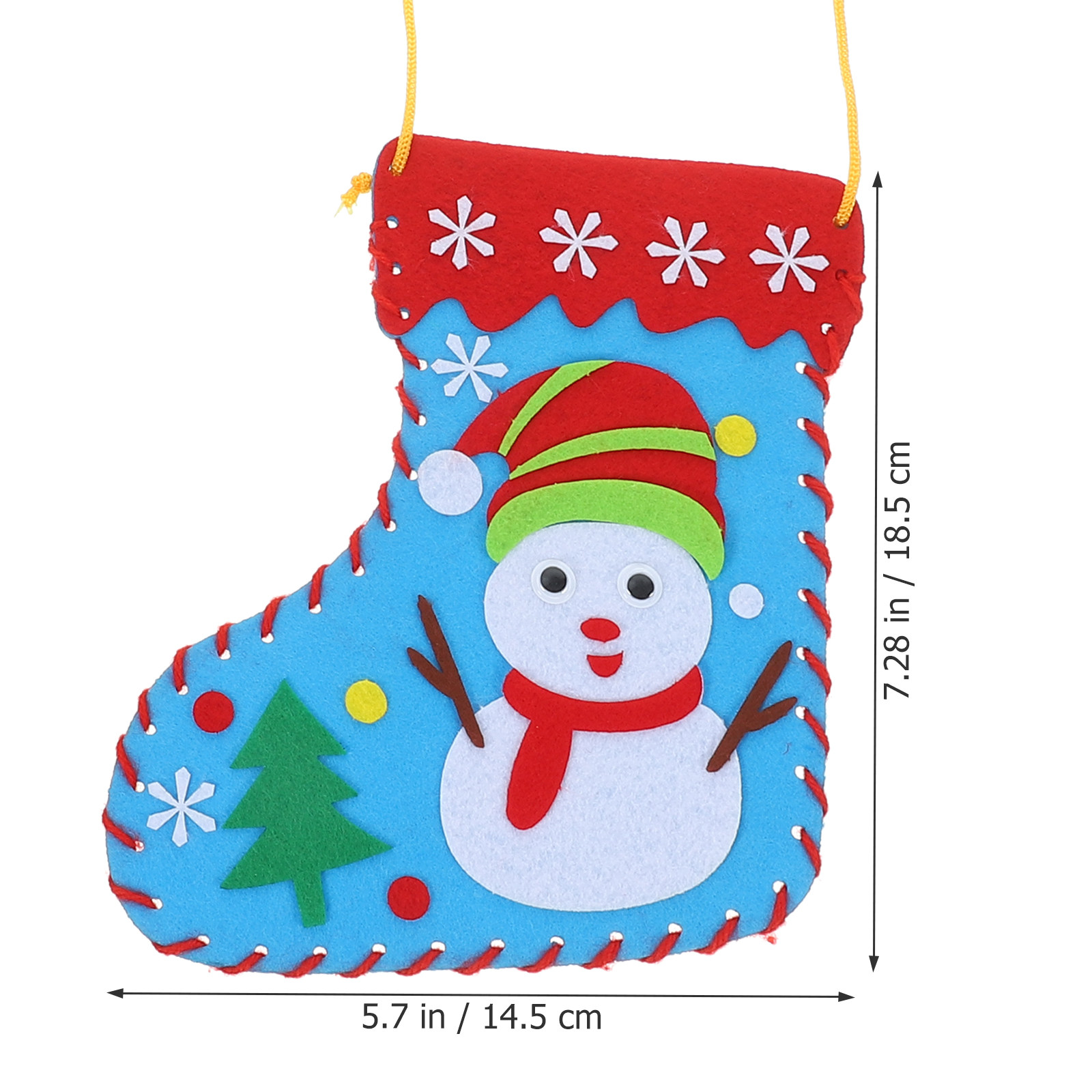 Kit de 3 peças para fazer meia - Christmas Stocking Hanging avaliação e preço