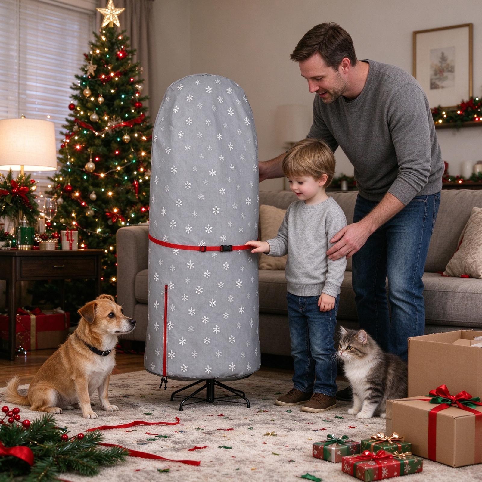 Capa protetora vertical para á - Christmas Tree Artificial avaliação e preço