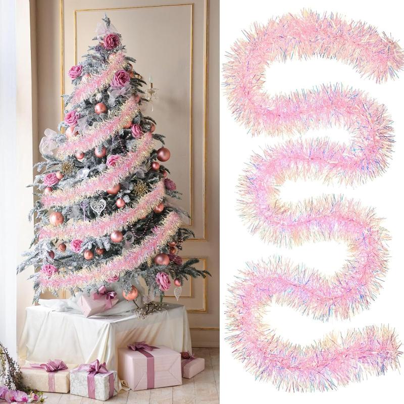 Guirlanda de fitas metálicas r - Tinsel Garland Decoration avaliação e preço