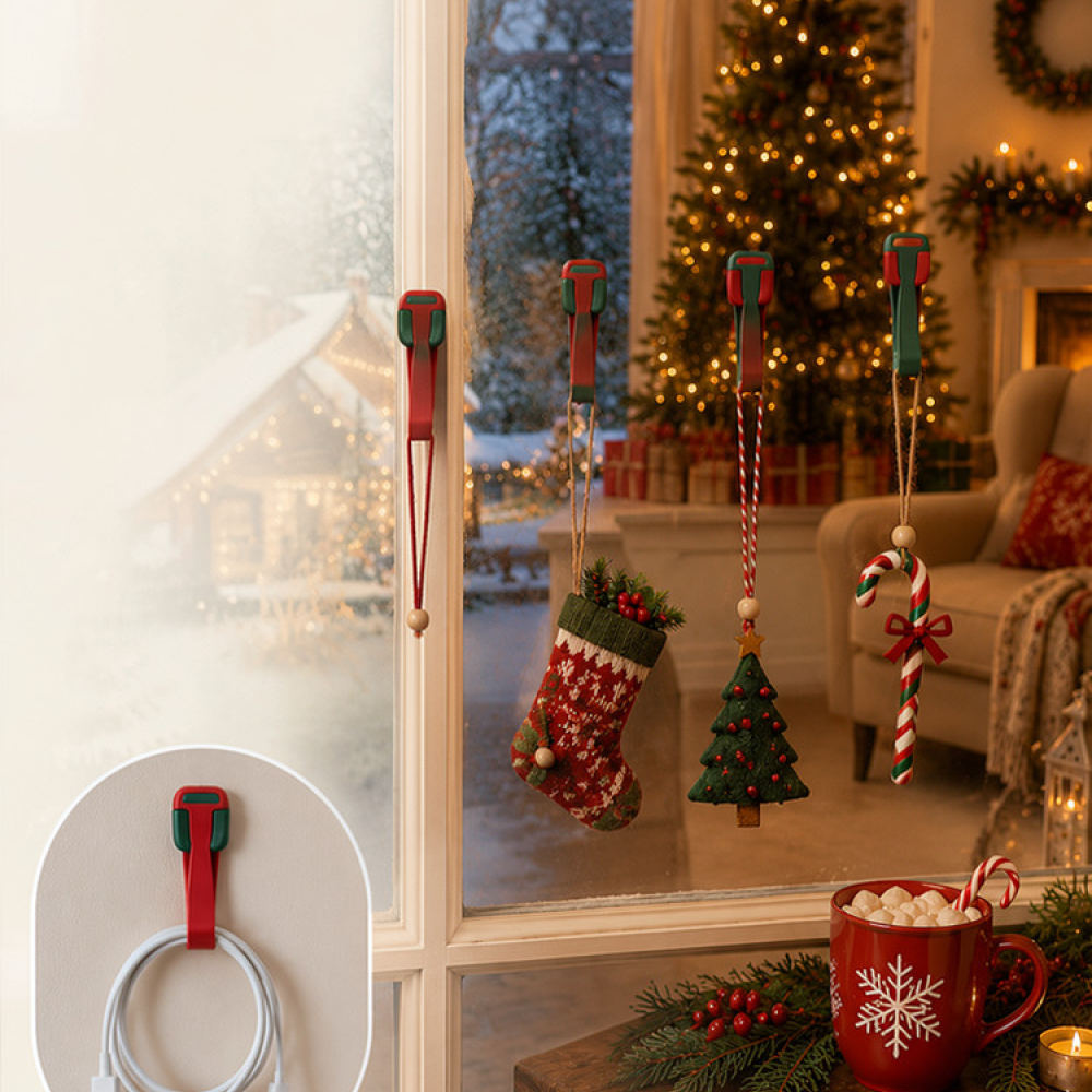 Gancho de Natal reutilizável e - Christmas Stocking Hanging avaliação e preço