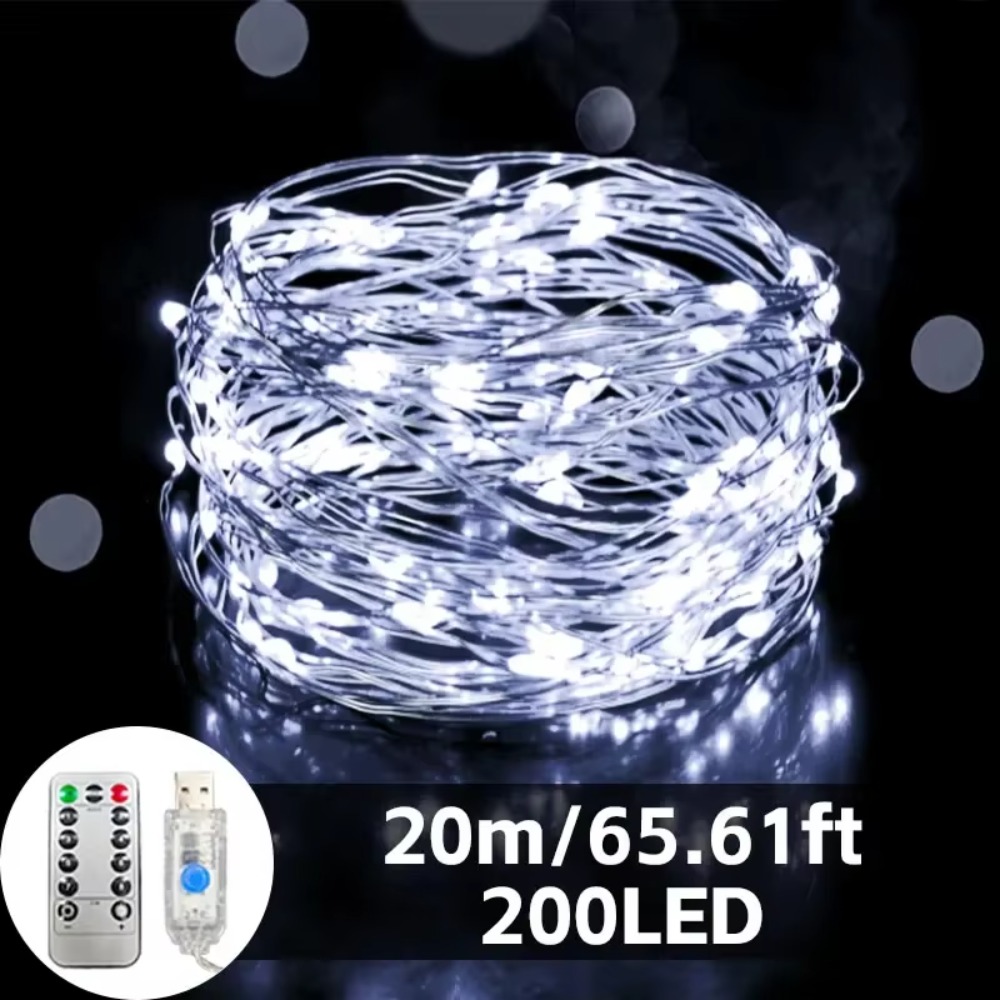 Luzes de fada com fio de cobre - Led Fairy String Lights avaliação e preço